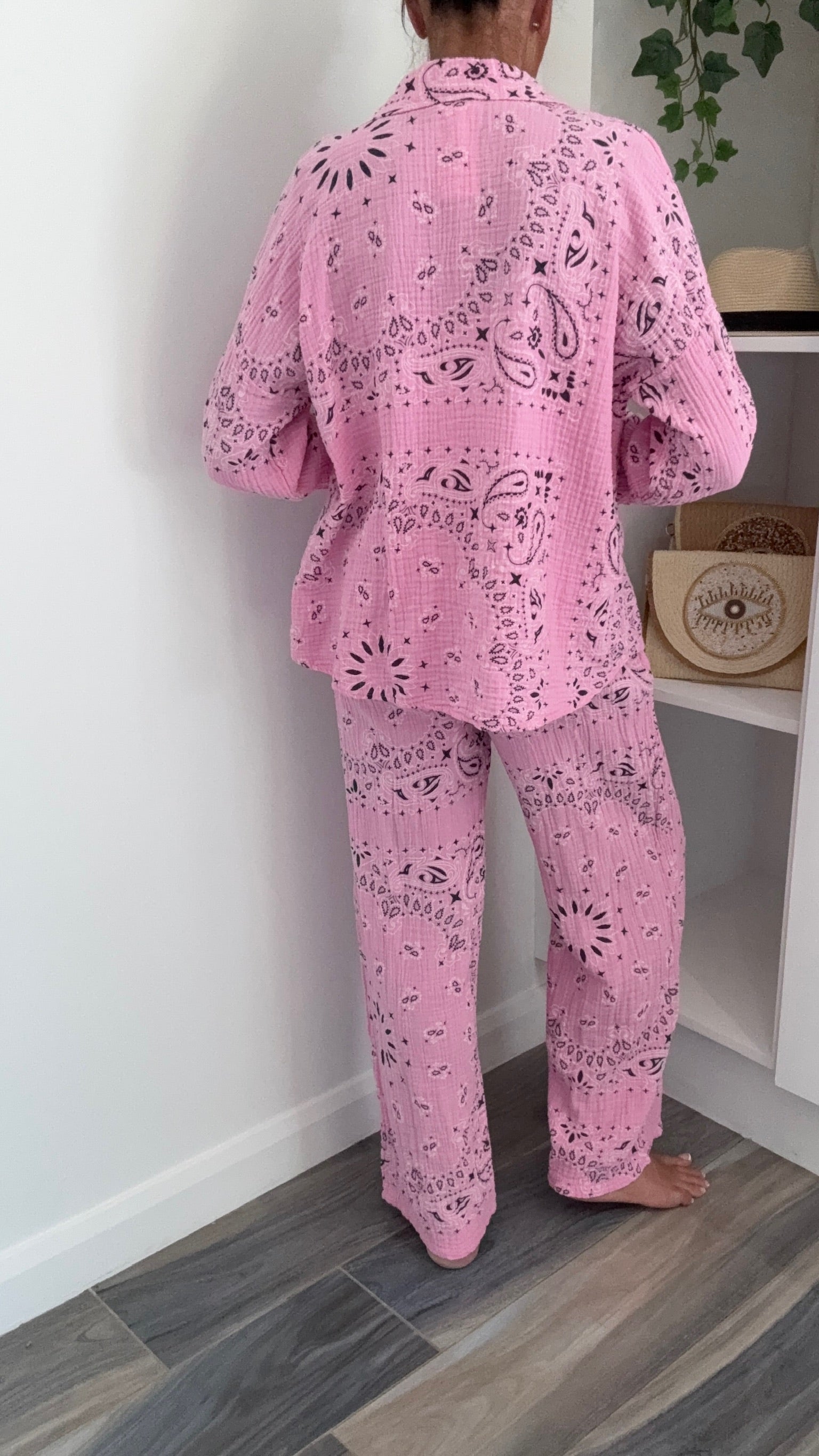 Palm Springs Trousers Co-Ord - Pink