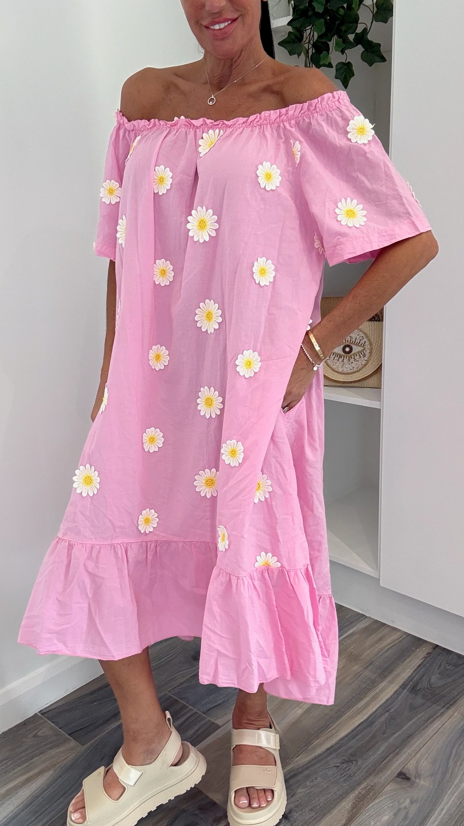 Daisy Days Dress - Pink