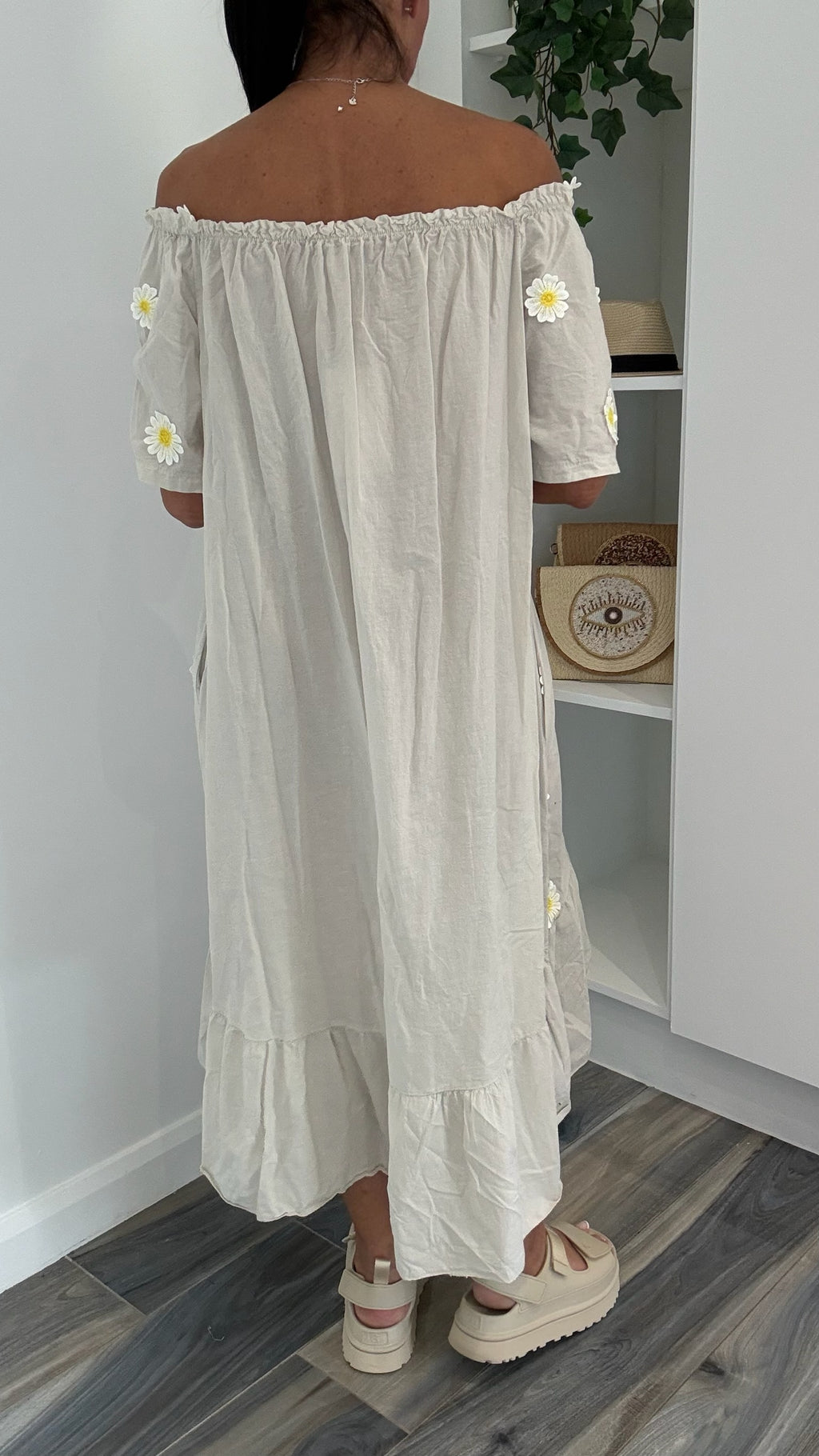 Daisy Days Dress - Stone