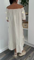 Daisy Days Dress - Stone