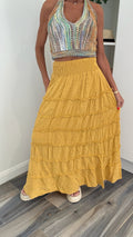 Mustard Grove Maxi Skirt
