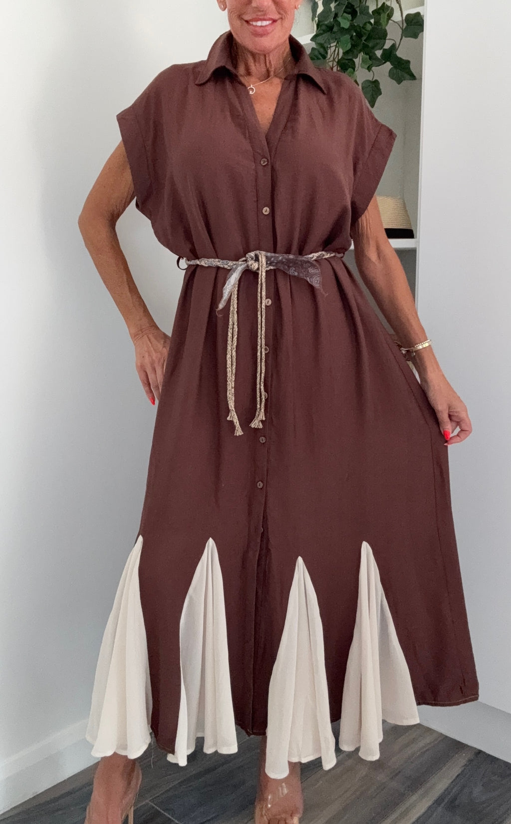 Mocha Breeze Maxi Dress