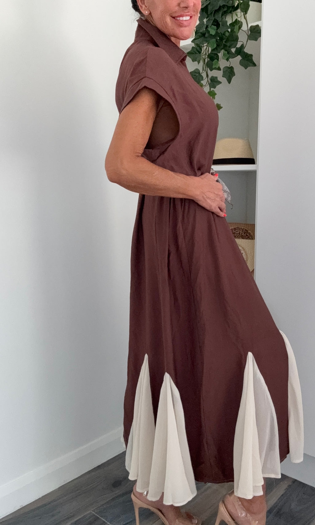 Mocha Breeze Maxi Dress