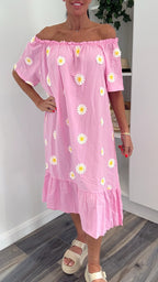 Daisy Days Dress - Pink