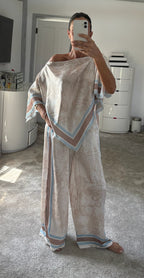 Safari Handkerchief Co-Ord - Beige