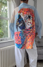 Parrot Paradise Oversized Shirt