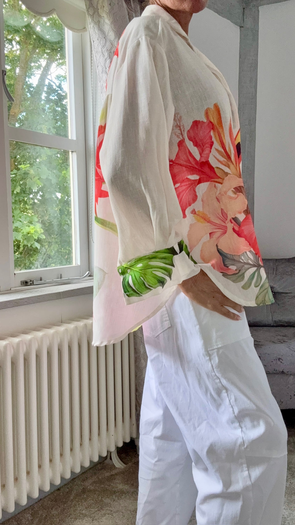 Tropical Toucan Oversized Shirt