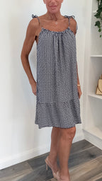 Gingham Sundress - Black